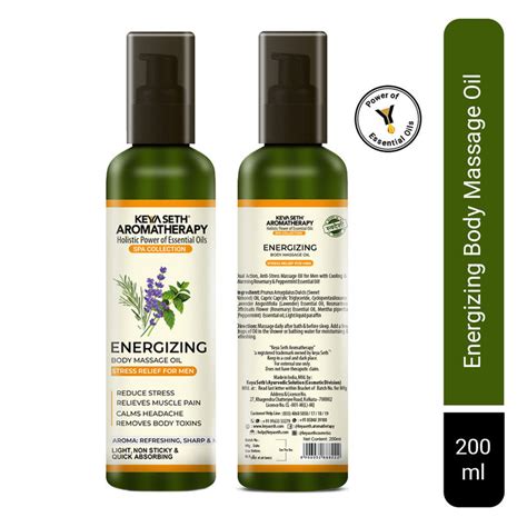 Buy Keya Seth Aromatherapy Energizing Body Massage Oil Online