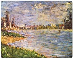 Rikki Knight Georges-Pierre Seurat Art The Two Banks Design on High ...