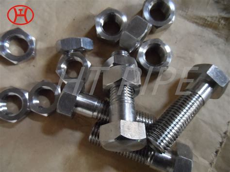 Special Alloy 2.4819 N10276 Hastelloy C276 hex bolt as per DIN125 ...