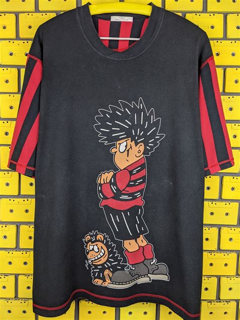 Vintage 1996 Dennis the Menace T-shirt Beano British Comic - Etsy