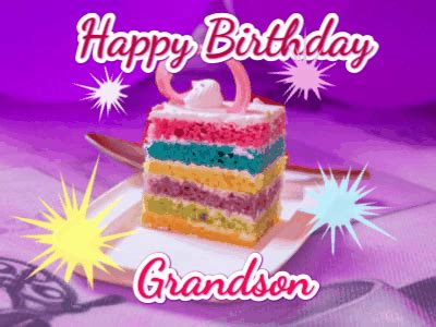 Happy Birthday Grandson GIF 123