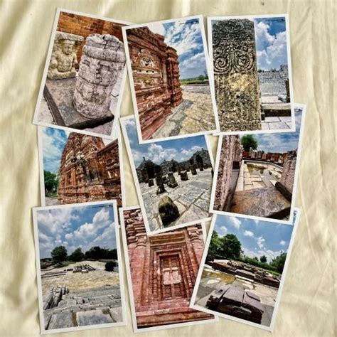 Postcards of Sirpur | Pack of 9 | Post Cards by Heenas.in – Brown Living™