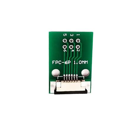 FFC/FPC Adapter Board 1mm to 2.54mm Soldered Connector 6 Pin : Amazon ...
