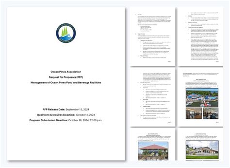 Image result for Examples of RFP Proposals