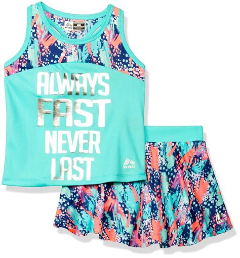 Buy RBX Little 2pc Set-Girls Active Tank Scooter, Jade Jasper, S(4) at ...