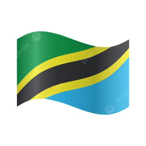 Vector Realistic Illustration Of Tanzania Flags, Tanzania, Flag ...