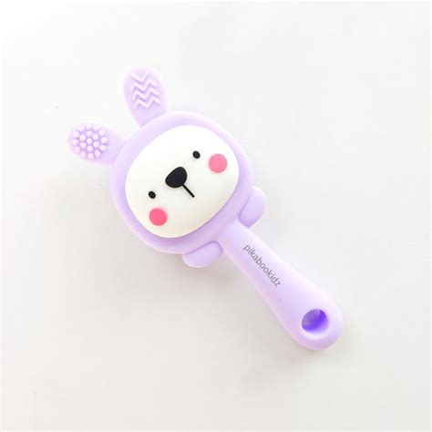 Silicon Teether Rattle – Pikaboo Kidz