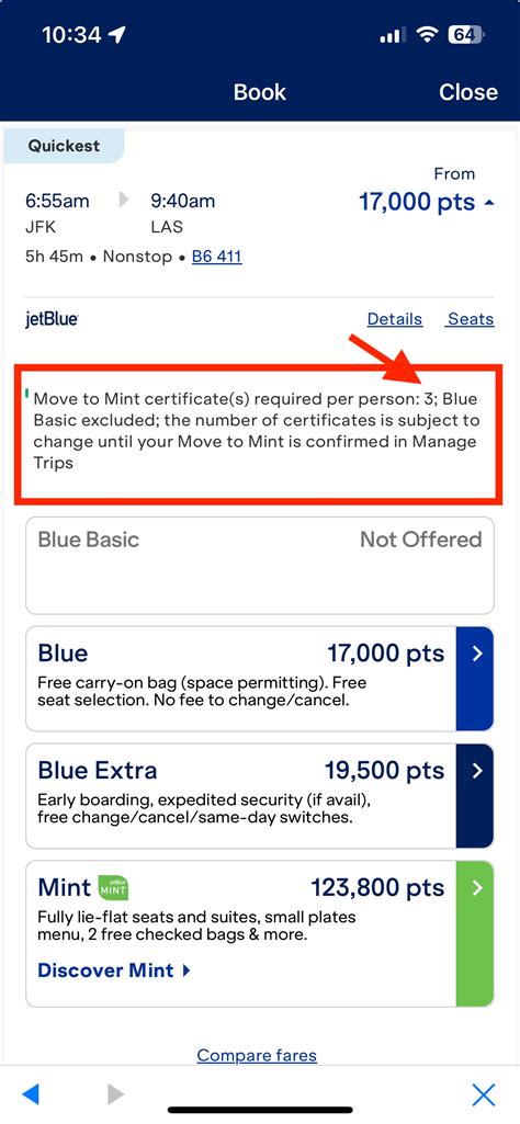 JetBlue Mosaics Can Now See Move to Mint Before Booking (How Many ...