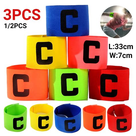 Kids-Adults-Football-Captain-Armband-Soccer-Arm-Band-Leader-Competition ...