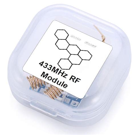 LandaTianrui LDTR-GN002 RF 433MHz Transmitter Receiver Module with Spr ...