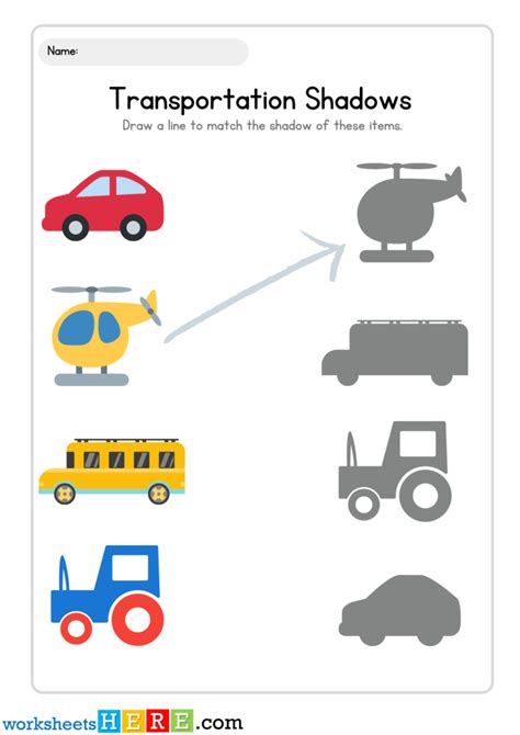 Transportation Shadow Worksheet 的图像结果
