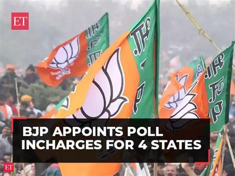 BJP appoints election in-charges for Telangana, MP, Chhattisgarh and ...