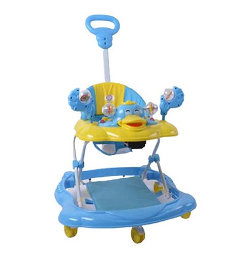 Buy Mom & Baby's 3 Level Height / 360 Rotation Baby Walker 7 Wheels ...