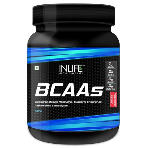 Inlife Branched Chain Amino Acids Bcaa Powder Supplements, 7000-450 g ...