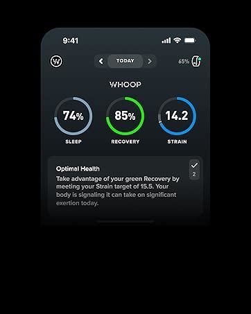 WHOOP One – 12-Month Membership – 5.0 Health and Fitness Wearable – 24/ ...