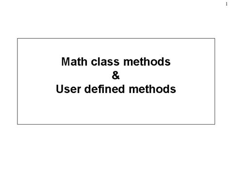 Image result for Simple User-Defined Methods