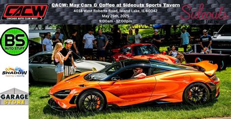 CACW: May Cars & Coffee at Sideouts Sports Tavern, Sideouts Sports ...