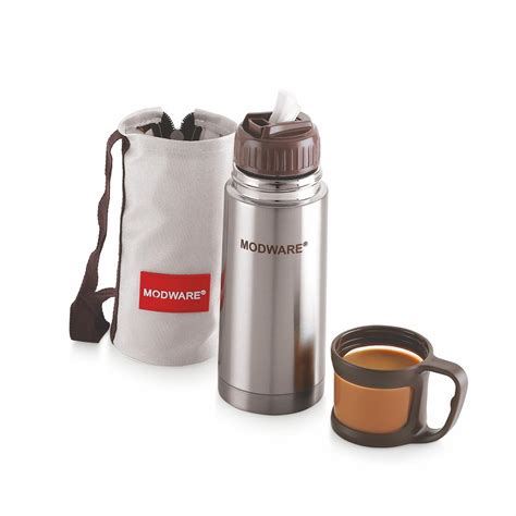 Modware Stainless Steel Vacuum Flasks Water Bottle Thermal Insulation ...