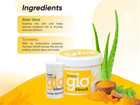 Buy Ozone Instant Glo Radiance Bleach Cream Kit With Sandal Face Pack ...