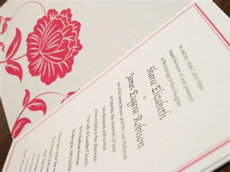 Image result for Wedding Invitation Programs