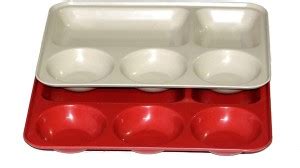 SWASTIK Pack of 4 Plastic Luxuries 5In1 Three Compartment Divided ...