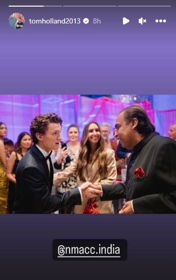 Tom Holland's photo with Mukesh Ambani goes viral, actor pens note on ...