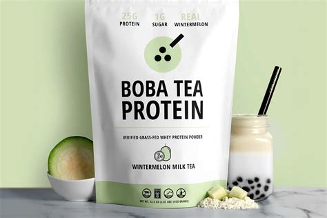 Wintermelon Milk Tea Boba Tea Protein arrives and quickly sells out
