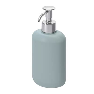 EKOLN soap dispenser, light grey-turquoise - IKEA