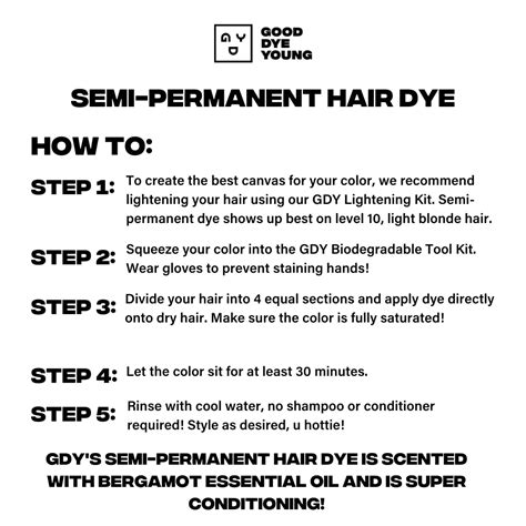 Buy Good Dye Young Semi Permanent Hair Dye (Du Hast Rose Gold) – UV ...