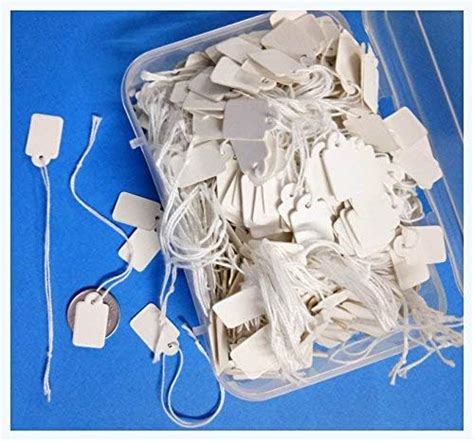 Tags by Sadar Shop 1000 Kraft Paper Marking Manila Tag with String for ...