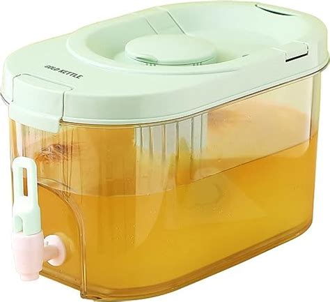 Buy IMUU Water Jug with Faucet Lemon Juice Jug Refrigerator Plastic ...