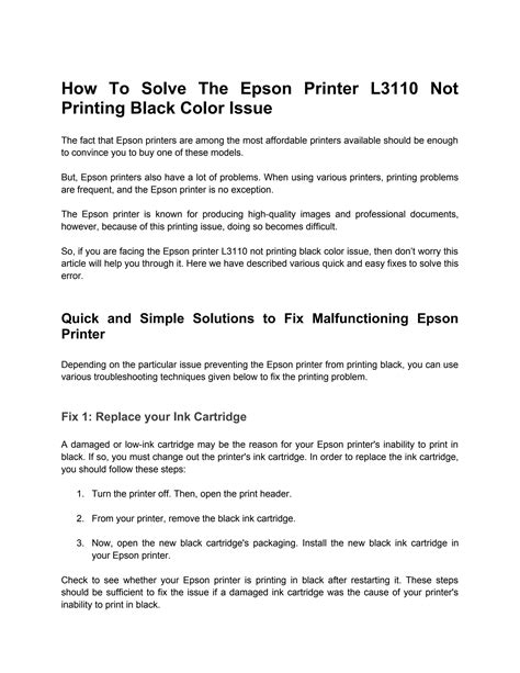 Image result for Epson L3110 Printer Color Problem