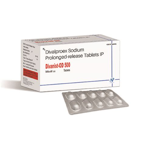 DIVANIST-OD 500 Tablets Indizen Pharmaceuticals