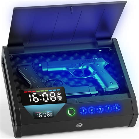 Snapklik.com : HOLEWOR Gun Safe, Biometric Pistol Safe