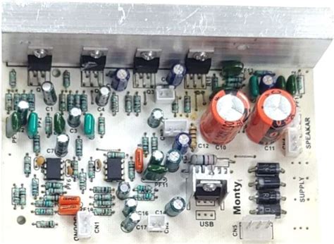 Monty 4.1 Amplifier Home Theater Board Circuit TDA2030 with Home Audio ...