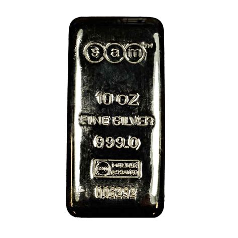 10 OUNCE SILVER BAR SAM PRECIOUS METALS – Ausecure