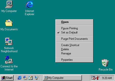 Image result for Windows 98 My Computer