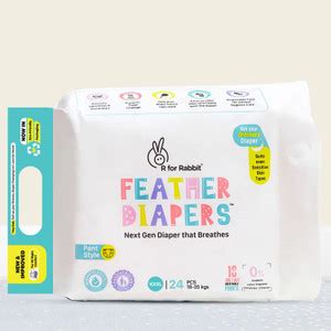 R for Rabbit Feather Diaper Pants Size XXXL Pack of 24 - XXXL - Buy 24 ...