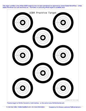 Usbr Target - Fill Online, Printable, Fillable, Blank | pdfFiller
