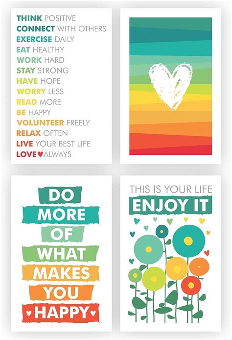 Buy Positive Attitude Posters - Inspirational Wall Art, Classroom Decor ...