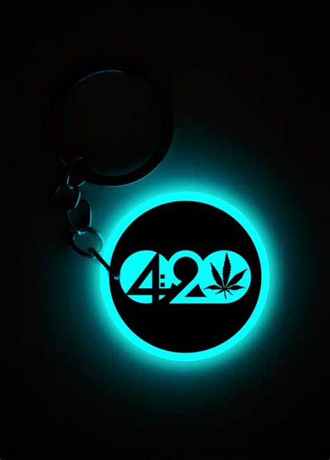 420 | Keychain | Glow in Dark – Mi Glow Store