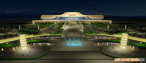 兰州高铁站设计方案_室外设计_案例_中国照明设计网