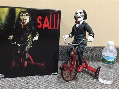 2004 Saw 12" Talking Billy the Puppet & Tricycle NECA Figure Movie ...