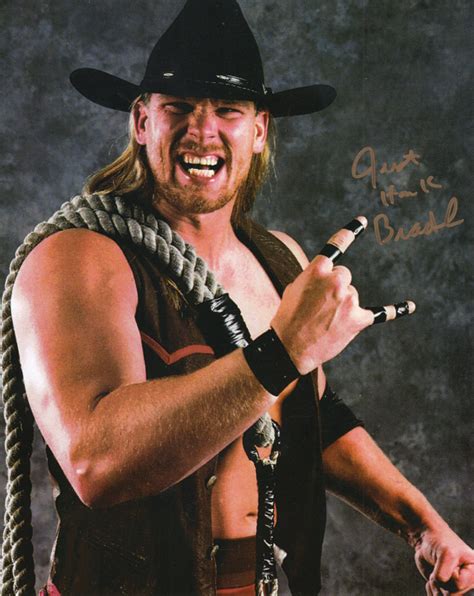 Justin Hawk Bradshaw RARE signed (8x10) photo AEW TNA WWE WWF auto aut ...