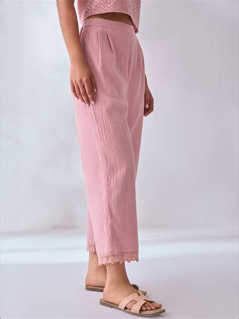 Lace Straight Trouser