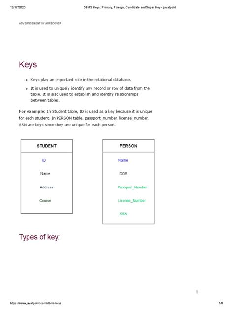Image result for Database Keys