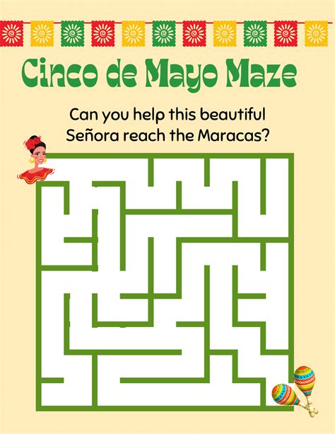 Cinco De Mayo Printable Activities (Free Worksheets)