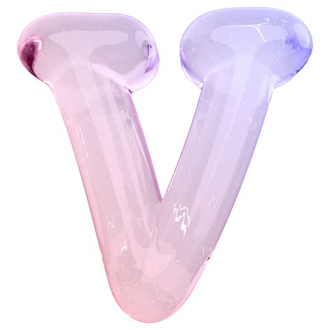 Bubble Letter V 3D at Amber Magoon blog