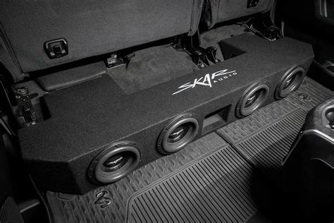 2019-2025 Ram 1500 (5th Gen) Crew Cab Compatible Quad 8" Ported Sub Box ...