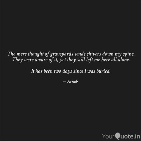 The mere thought of grave... | Quotes & Writings by Arnab | YourQuote